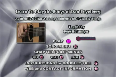 Learn to Play the Songs of Dan Fogelberg DVD One