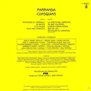 Parranda Cuasquías – Invitación al Carnaval. Disco Salsa (1987)
