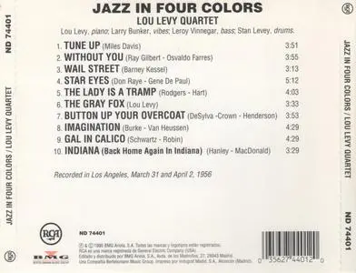 Lou Levy - Jazz In Four Colors (1956) {RCA--BMG Ariola ND74401 rel 1995}