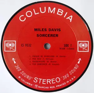 Miles Davis - Sorcerer (US 2 eyes Columbia 1st press.) LP rip in 24 Bit/ 96 Khz + Redbook 