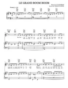 Le Grand Boom Boom - Cy Coleman, Little Me Musical (Piano-Vocal-Guitar)