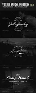 GraphicRiver Vintage Badges and Logos Vol 2