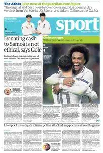 The Guardian Sports supplement  23 November 2017
