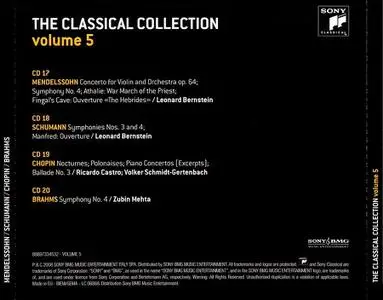 Sony The Classical Collection [30CDs], Vol. 5: Mendelssohn, Schumann, Chopin, Brahms (2008)