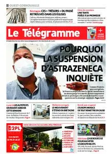 Le Télégramme Ouest Cornouaille – 16 mars 2021