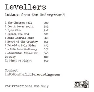 Levellers - Letters from the Underground {in-House Promo CD} (2008) [RE-UPLOAD]