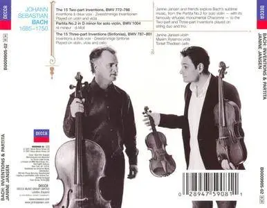 Janine Jansen, Maxim Rysanov, Torleif Thedeen - J.S. Bach: Inventions & Partita (2007) (Repost)