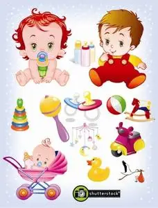 Amazing SS - Babies Vectors