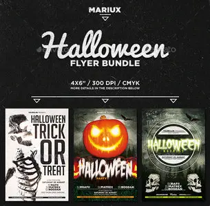 GraphicRiver - Halloween Flyer Bundle