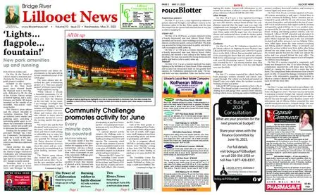Bridge River Lillooet News – May 31, 2023