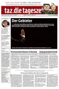 Tageszeitung TAZ vom 24 Maerz 2014