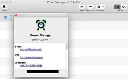 Power Manager 4.3.4 Mac OS X