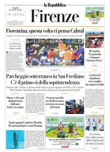 la Repubblica Firenze - 31 Ottobre 2022