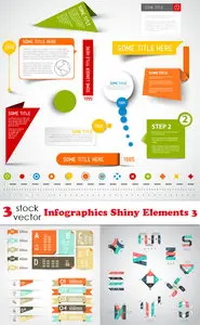 Vectors - Infographics Shiny Elements 3