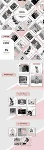 CreativeMarket - Winter Sale Instagram Banner Set 2977186