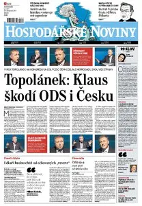 Hospodarske noviny (CZ Wirtschaftszeitung) from 23. 11. 2009