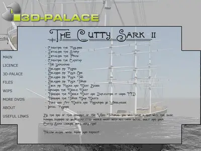 3D-Palace - The Cutty Sark For 3Ds Max (3xDVD)