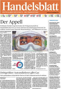 Handelsblatt vom Dienstag, 18. November 2014