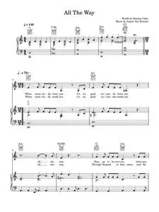 All The Way - Bob Dylan, Frank Sinatra (Piano-Vocal-Guitar (Piano Accompaniment))