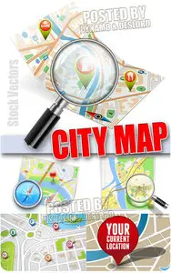 City map - Stock Vectors