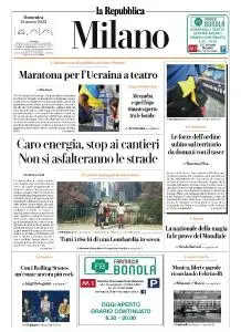 la Repubblica Milano - 13 Marzo 2022