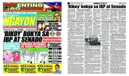 Pilipino Star Ngayon – Mayo 09, 2019