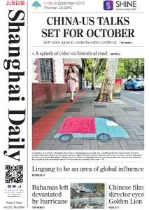 Shanghai Daily - September 6, 2019