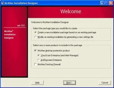 McAfee Installation Designer 8.8.0 HotFix 723832