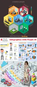 Vectors - Infographics with People 18