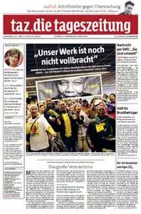Tageszeitung TAZ vom 11 Dezember 2013