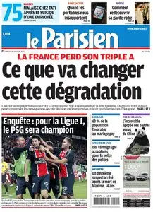 Le PARISIEN + Cahier PARIS du Samedi 14 Janvier 2012