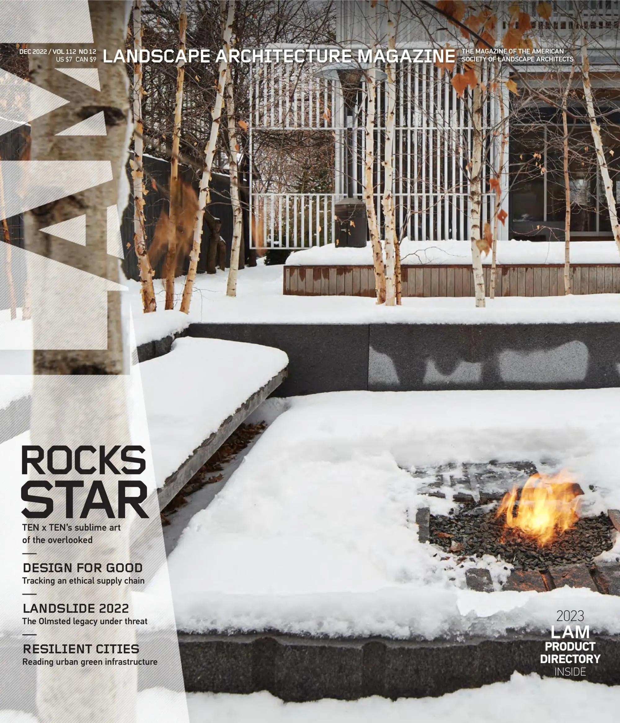 Landscape Architecture Magazine USA 2022年12月