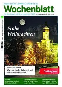 Bayerisches Landwirtschaftliches Wochenblatt Ostbayern - 17. Dezember 2020