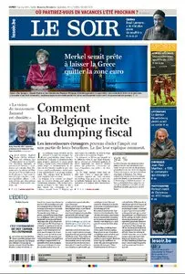 Le Soir du 05 06 Janvier 2015