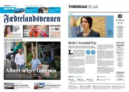 Fædrelandsvennen – 25. juli 2019