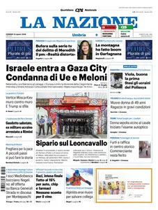 La Nazione Umbria Terni - 22 Agosto 2025