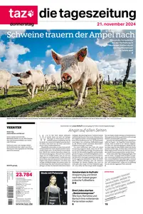 taz die tageszeitung  - 21 November 2024