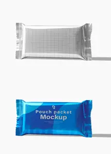 Pouch Packaging Chocolate Bar Mockup 1656020061