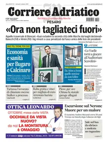 Corriere Adriatico Pesaro - 2 Ottobre 2025