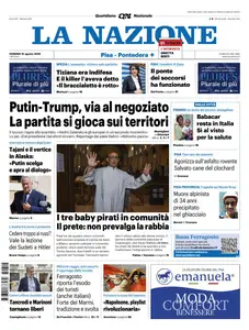La Nazione Pisa Pontedera - 15 Agosto 2025