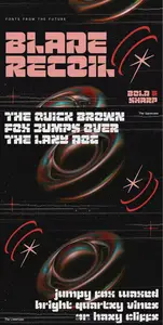 EE - Blade Recoil - Futuristic Bold Fonts AWJKQEM