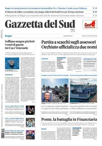 Gazzetta del Sud Reggio Calabria - 2 Novembre 2025