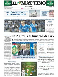 Il Mattino Benevento - 22 Settembre 2025