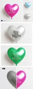 Metallic Heart Balloon XN5MYUX
