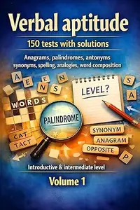 Verbal aptitud: 150 tests with solutions