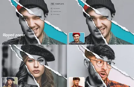 EE - Ripped Paper Effect K4L8VUP