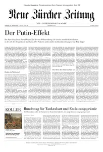 Neue Zürcher Zeitung International - 25 April 2026