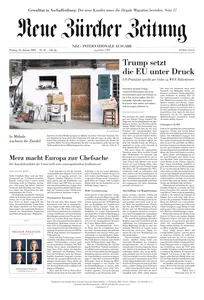 Neue Zurcher Zeitung International  - 24 Januar 2025