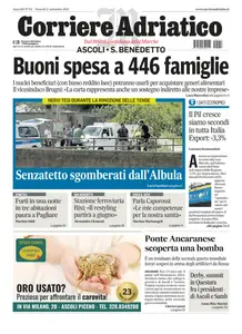 Corriere Adriatico Ascoli - 12 Settembre 2025
