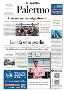 la Repubblica Palermo - 30 Luglio 2024